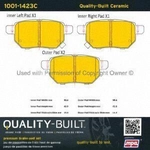 Order Rear Ceramic Pads by QUALITY-BUILT - 1001-1423C For Your Vehicle