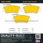 Order Rear Ceramic Pads by QUALITY-BUILT - 1001-1445C For Your Vehicle