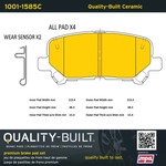 Order QUALITY-BUILT - 1001-1585C - Rear Disc Brake Pad Set For Your Vehicle