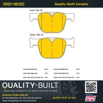Order QUALITY-BUILT - 1001-1610C - Rear Disc Brake Pad Set For Your Vehicle