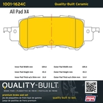 Order QUALITY-BUILT - 1001-1624C - Rear Disc Brake Pad Set For Your Vehicle