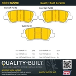 Order QUALITY-BUILT - 1001-1659C - Rear Disc Brake Pad Set For Your Vehicle
