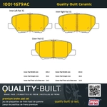 Order QUALITY-BUILT - 1001-1679AC - Rear Disc Brake Pad Set For Your Vehicle