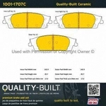 Order Rear Ceramic Pads by QUALITY-BUILT - 1001-1707C For Your Vehicle