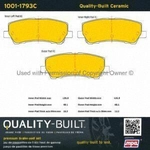 Order Rear Ceramic Pads by QUALITY-BUILT - 1001-1793C For Your Vehicle