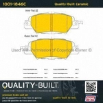 Order Rear Ceramic Pads by QUALITY-BUILT - 1001-1846C For Your Vehicle