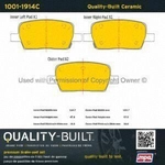 Order Rear Ceramic Pads by QUALITY-BUILT - 1001-1914C For Your Vehicle