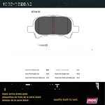 Order QUALITY-BUILT - 1003-0828AC - Rear Disc Brake Pad Set For Your Vehicle