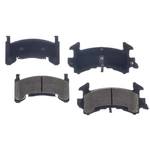 Order Rear Ceramic Pads by RS PARTS - RSD154C For Your Vehicle