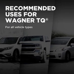 Order Plaquette arrière en céramique par WAGNER - QC785 For Your Vehicle