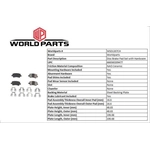 Order WORLDPARTS SYNERGY - WSD1307CH - Rear Ceramic Pads For Your Vehicle