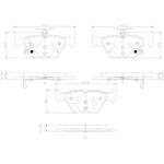Order WORLDPARTS SYNERGY - WSD1808C - Rear Ceramic Pads For Your Vehicle