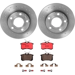 Order Rear Disc Brake Kit by BREMBO - KTX0096 For Your Vehicle
