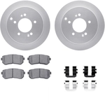 Order DYNAMIC FRICTION COMPANY - 4312-03023 - Rear Disc Brake Kit For Your Vehicle