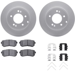 Order DYNAMIC FRICTION COMPANY - 4312-03024 - Rear Disc Brake Kit For Your Vehicle