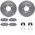 Order DYNAMIC FRICTION COMPANY - 4312-21024 - Rear Disc Brake Kit For Your Vehicle