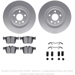 Order DYNAMIC FRICTION COMPANY - 4312-27039 - Rear Disc Brake Kit For Your Vehicle