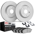 Order DYNAMIC FRICTION COMPANY - 4312-46041 - Rear Disc Brake Kit For Your Vehicle