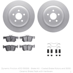 Order DYNAMIC FRICTION COMPANY - 4312-55006 - Rear Disc Brake Kit For Your Vehicle