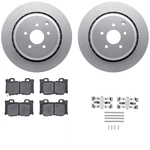 Order DYNAMIC FRICTION COMPANY - 4312-68010 - Rear Disc Brake Kit For Your Vehicle