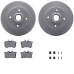 Order DYNAMIC FRICTION COMPANY - 4312-74015 - Rear Disc Brake Kit For Your Vehicle