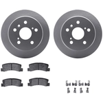 Order DYNAMIC FRICTION COMPANY - 4312-76006 - Rear Disc Brake Kit For Your Vehicle