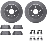 Order DYNAMIC FRICTION COMPANY - 4312-76044 - Rear Disc Brake Kit For Your Vehicle