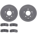 Order DYNAMIC FRICTION COMPANY - 4502-72057 - Rear Disc Brake Kit For Your Vehicle