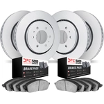 Order DYNAMIC FRICTION COMPANY - 4504-47017 - Front & Rear Disc Brake Kit For Your Vehicle