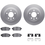 Order DYNAMIC FRICTION COMPANY - 4512-47091 - Rear Disc Brake Kit For Your Vehicle