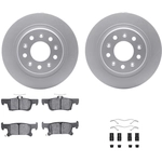 Order DYNAMIC FRICTION COMPANY - 4512-47122 - Ensembre de disques de frein arrière For Your Vehicle