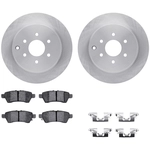 Order DYNAMIC FRICTION COMPANY - 4512-55017 - Ensembre de disques de frein arrière For Your Vehicle