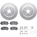 Order DYNAMIC FRICTION COMPANY - 4512-58045 - Front & Rear Disc Brake Kit For Your Vehicle