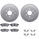 Order DYNAMIC FRICTION COMPANY - 4512-67136 - Rear Disc Brake Kit For Your Vehicle