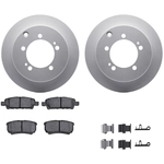 Order DYNAMIC FRICTION COMPANY - 4512-72057 - Rear Disc Brake Kit For Your Vehicle