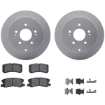 Order DYNAMIC FRICTION COMPANY - 4512-72080 - Ensembre de disques de frein arrière For Your Vehicle
