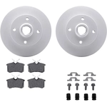 Order DYNAMIC FRICTION COMPANY - 4512-74076 - Rear Disc Brake Kit For Your Vehicle