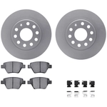 Order DYNAMIC FRICTION COMPANY - 4512-74128 - Rear Disc Brake Kit For Your Vehicle