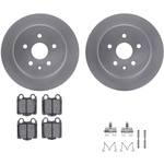 Order DYNAMIC FRICTION COMPANY - 4512-75042 - Rear Disc Brake Kit For Your Vehicle