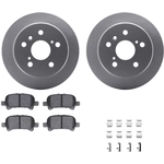 Order DYNAMIC FRICTION COMPANY - 4512-76106 - Rear Disc Brake Kit For Your Vehicle