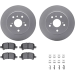 Order DYNAMIC FRICTION COMPANY - 4512-76120 - Rear Disc Brake Kit For Your Vehicle