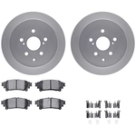 Order DYNAMIC FRICTION COMPANY - 4512-76187 - Rear Disc Brake Kit For Your Vehicle