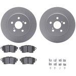 Order DYNAMIC FRICTION COMPANY - 4512-76196 - Rear Disc Brake Kit For Your Vehicle