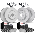 Order Ensembre de disques de frein arrière de DYNAMIC FRICTION COMPANY - 4514-40001 For Your Vehicle