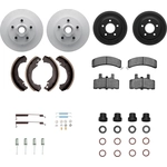 Order DYNAMIC FRICTION COMPANY - 4514-47129 - Rear Disc Brake Kit For Your Vehicle