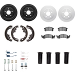 Order DYNAMIC FRICTION COMPANY - 4514-47134 - Rear Disc Brake Kit For Your Vehicle