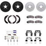 Order DYNAMIC FRICTION COMPANY - 4514-54229 - Geospec Rotors with 5000 Advanced Brake Pads For Your Vehicle