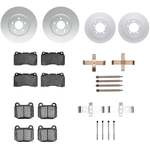 Order DYNAMIC FRICTION COMPANY - 4514-72016 - Front and Rear Brake Kit For Your Vehicle