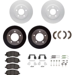 Order DYNAMIC FRICTION COMPANY - 4514-72031 - Rear Disc Brake Kit For Your Vehicle