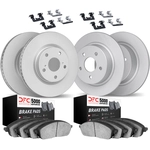 Order DYNAMIC FRICTION COMPANY - 4514-74077 - Front and Rear Brake Kit For Your Vehicle